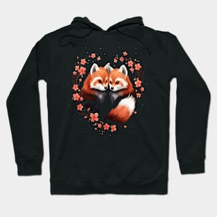 Red Panda Couple Valentine Hoodie